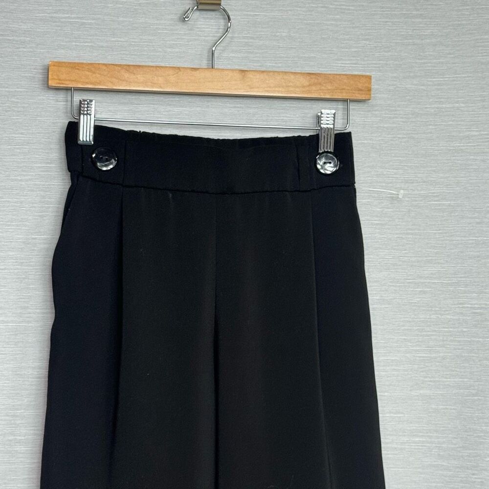 Zara Trf Wide Leg Trousers Size‎ XS Ladies black - Picture 3 of 8